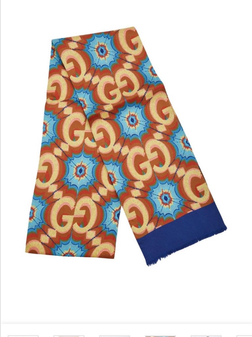 Gucci 100th Anniversary Limited Edition Silk Ribbon Scarf